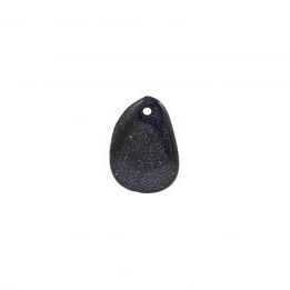 Colgante Agujero Aventurina Oro Azul 2.5cm